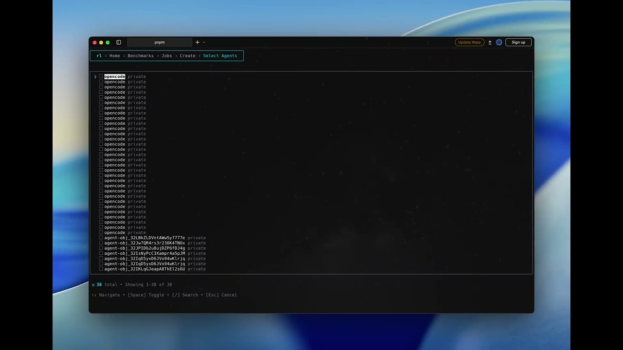 Run terminal-bench 2.0 on the cloud with Runloop's RLI tool