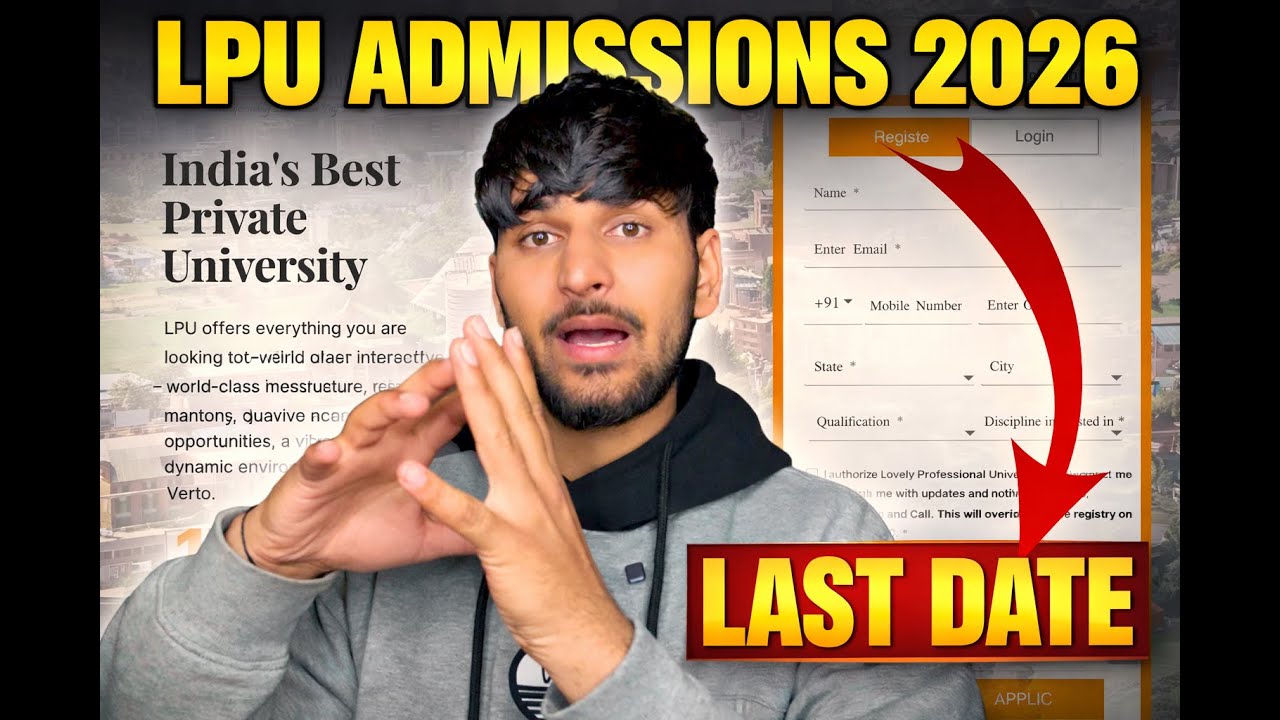 LPU Admission 2026 Last Date Alert | LPUNEST Registration Closing Soon | Apply Now 