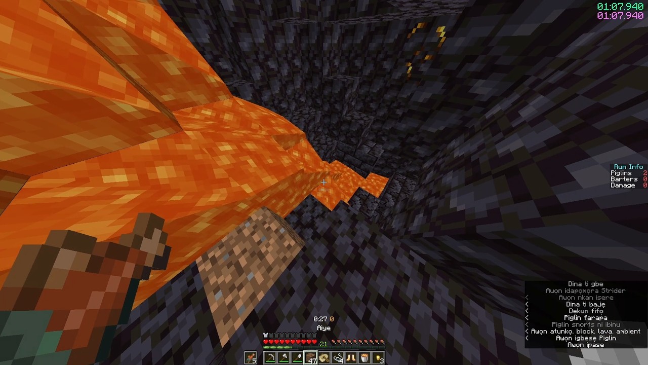 Fastest lava housing route (1:21)
