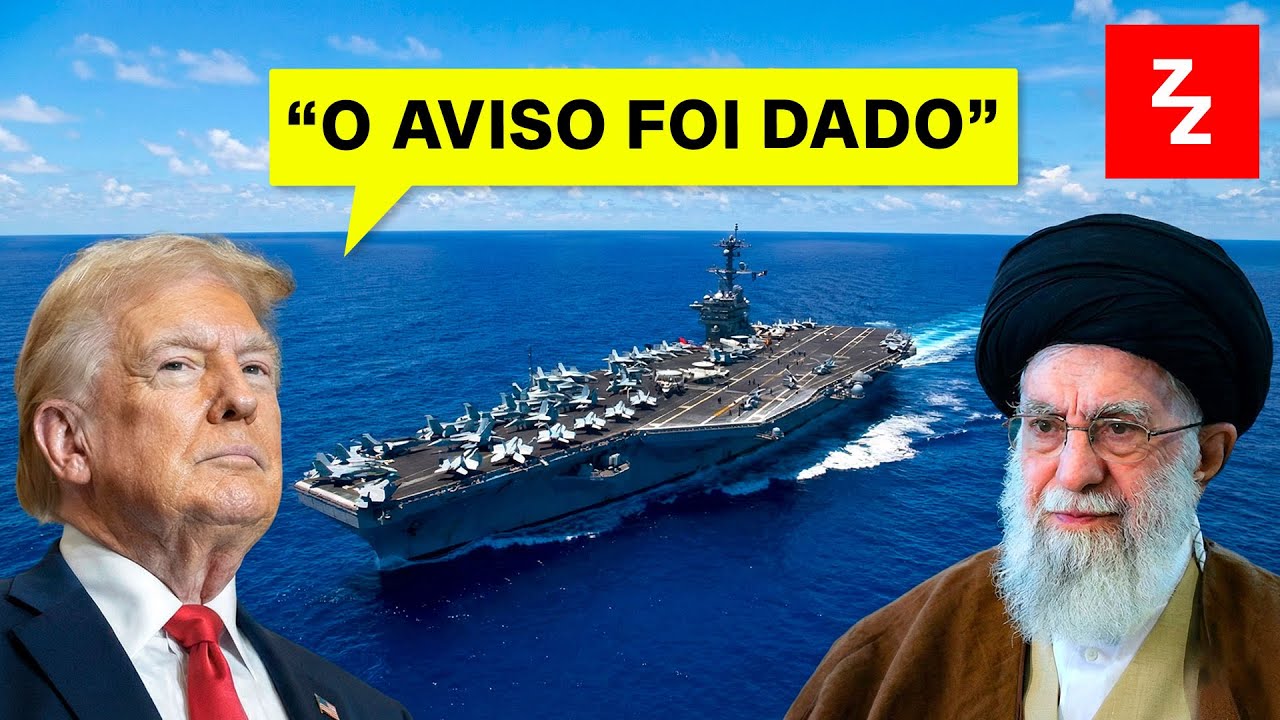 EUA enviam PORTA-AVIÕES ao Oriente Médio após ameaças do IRÃ