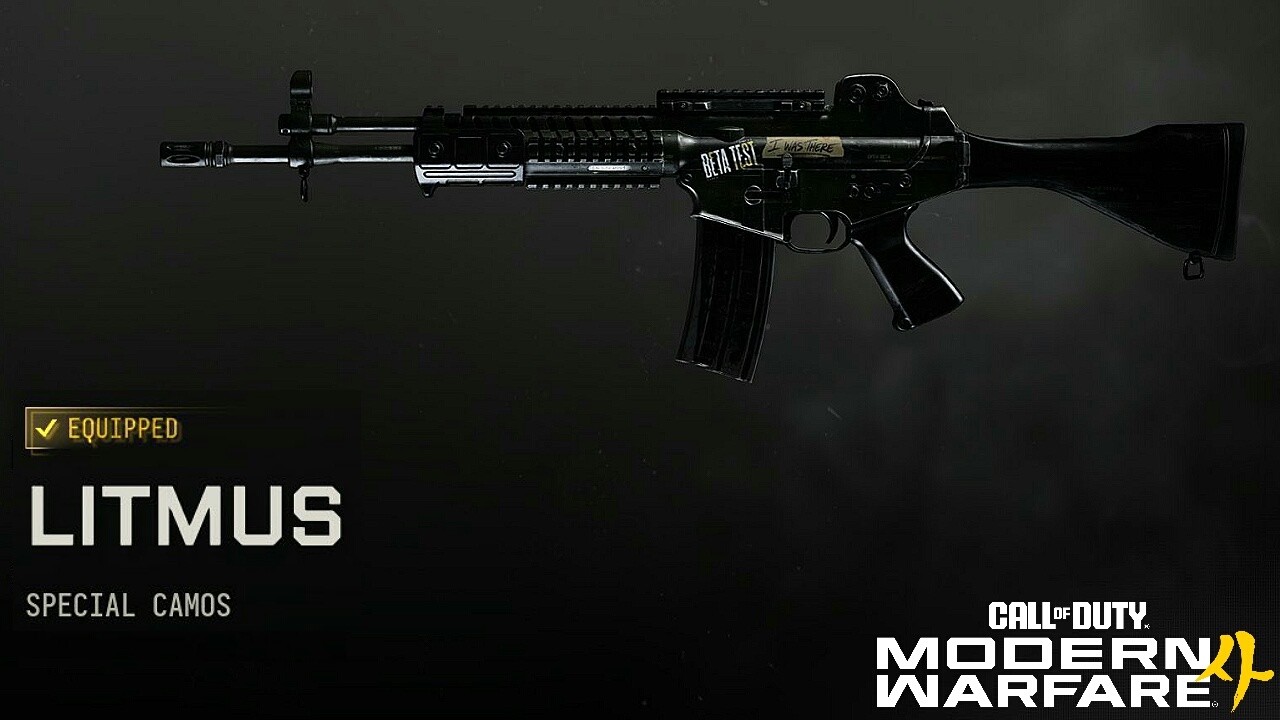 How To Unlock New Litmus Special Camo In Modern Warfare 4 Beta