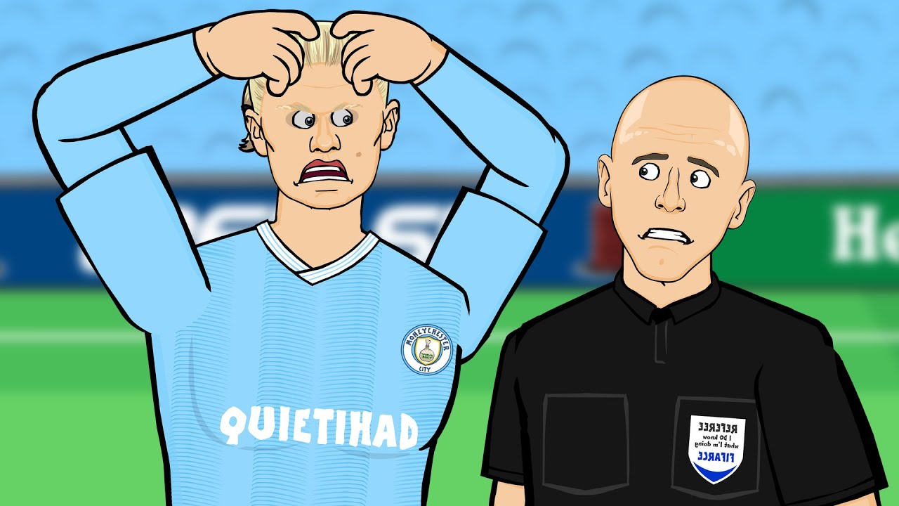 😠HAALAND RAGES AT THE REF!😠