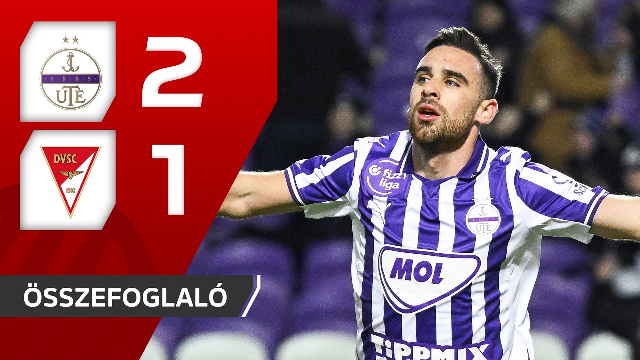 Fizz Liga: &Uacute;jpest&ndash;Debrecen 2&ndash;1 | &ouml;sszefoglal&oacute;