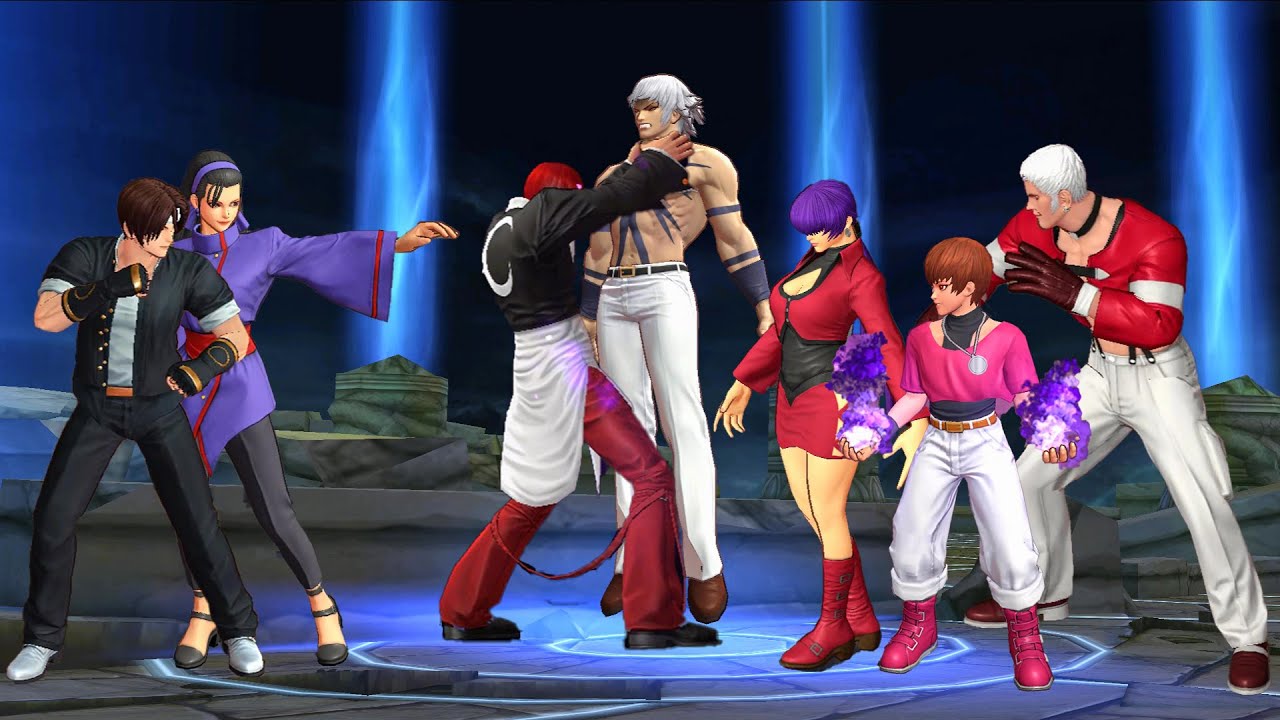 Team Sacred Treasures vs Team Orochi Battle - KOF ALL STAR