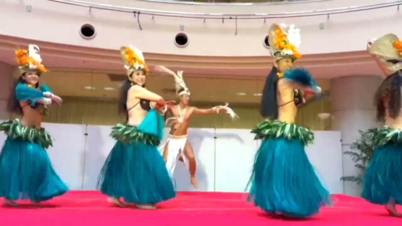 2024年3月17日(日)「Tahitian Matsuri 2024 in ピアーレ桃花台」ポリネシアンダンススタジオ ティアオロ　 タヒチアンダンス「Tamure Moorea Lagoon」