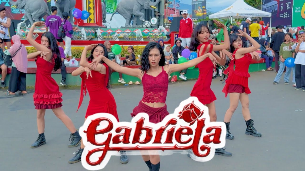 [KPOP НА ПУБЛИКЕ] KATSEYE - Gabriela DANCE COVER на песню «5» #kpopinpublic #katseye