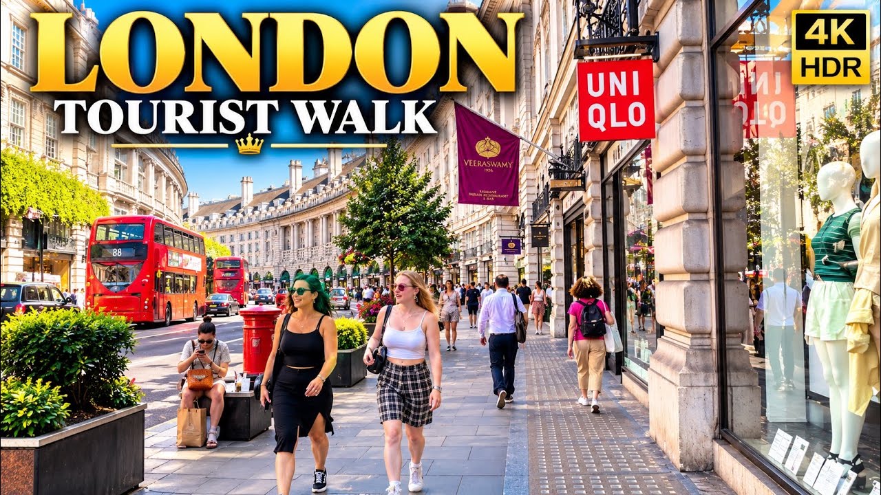 How Tourists Explore London 🇬🇧 | Busy Central London Streets & Shopping Walk 2026 [4K HDR]