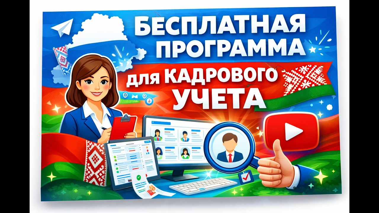 Бесплатная программа для кадрового учёта (Республика Беларусь) | #supabase #n8n #кадры