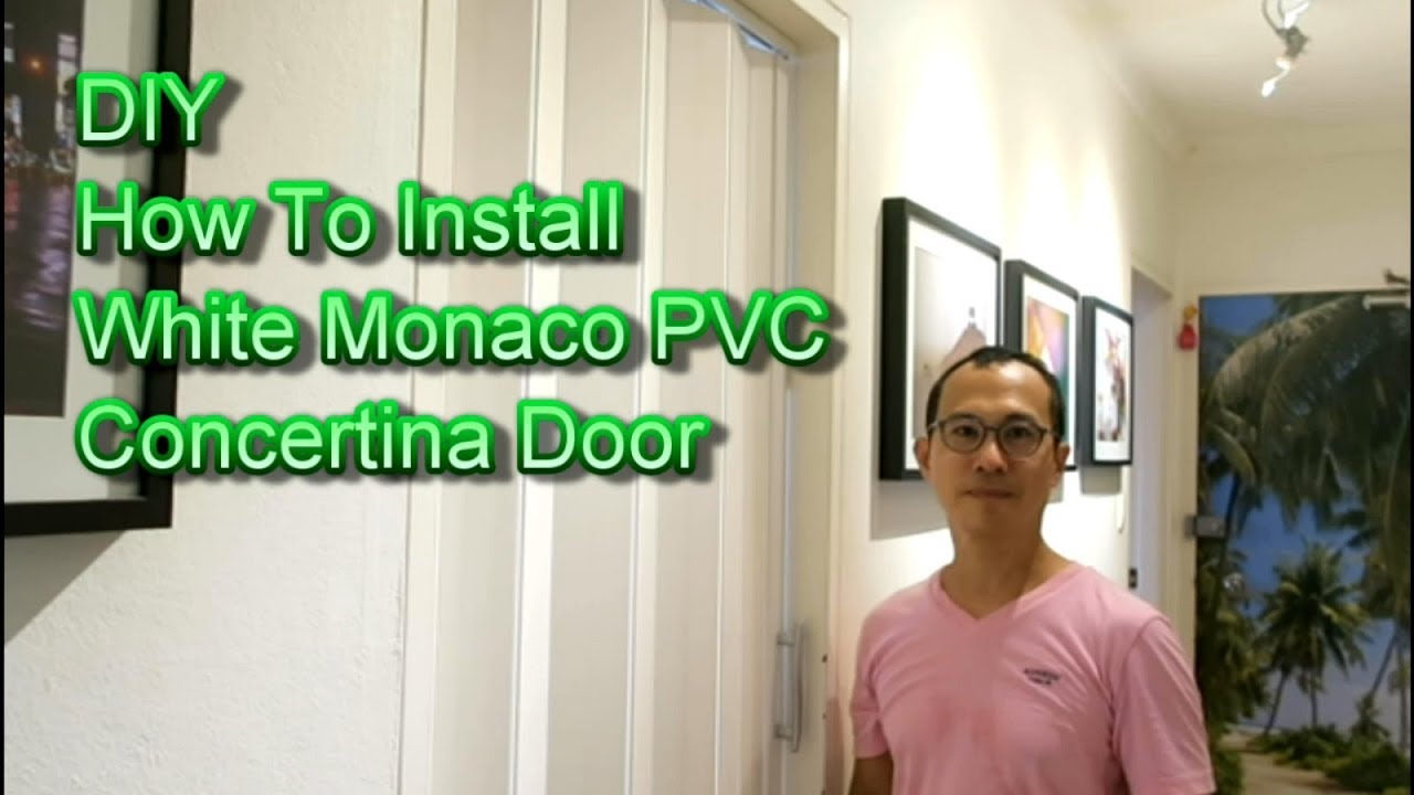 DIY How to install a PVC Concertina Accordion Folding Door