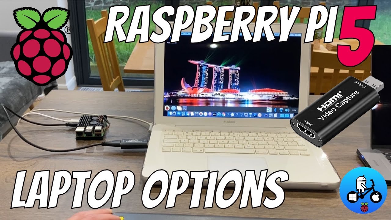 Raspberry Pi 5, подключенный к вашему ноутбуку. Ноутбуки на Windows, MacBook, Chromebook и Linux.