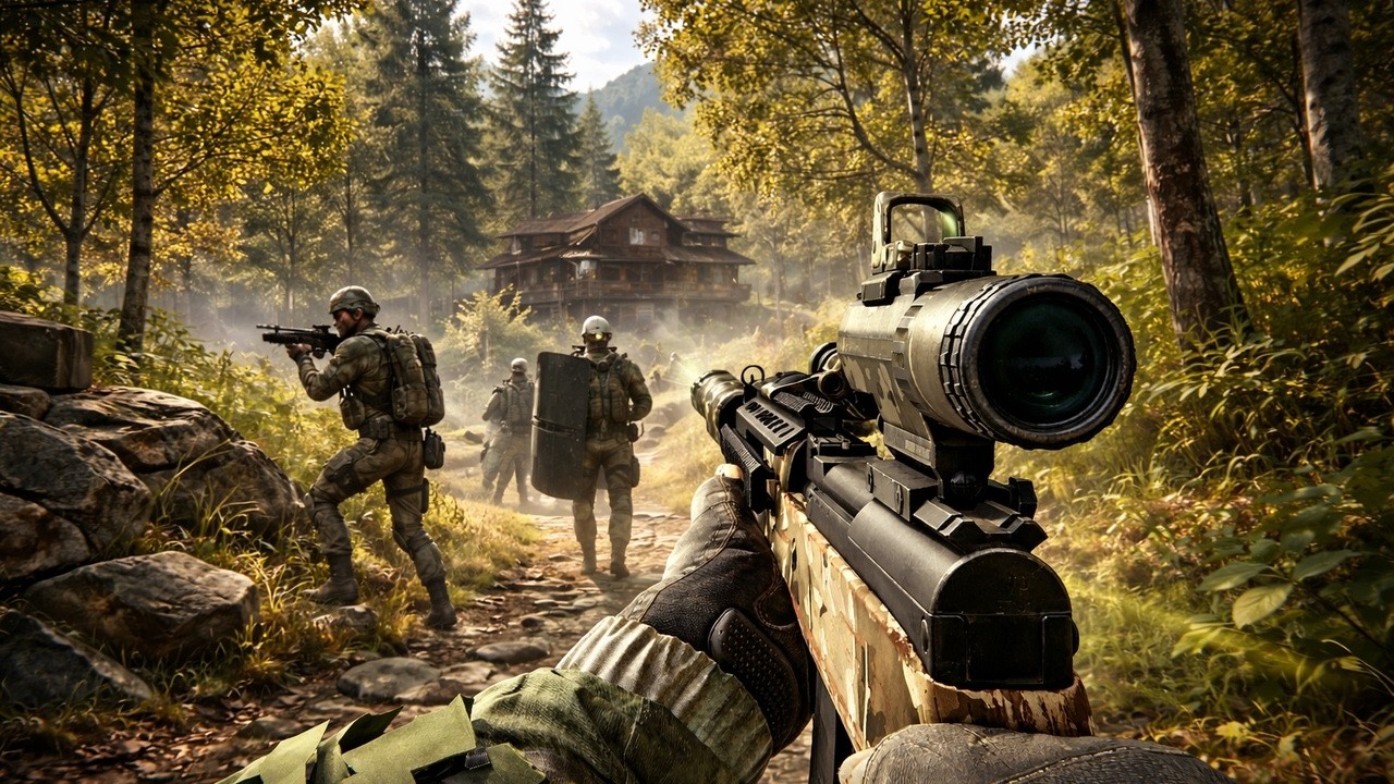 Hired Ops - Tactical Forest Sniping | High-Skill No Commentary Multiplayer Gameplay