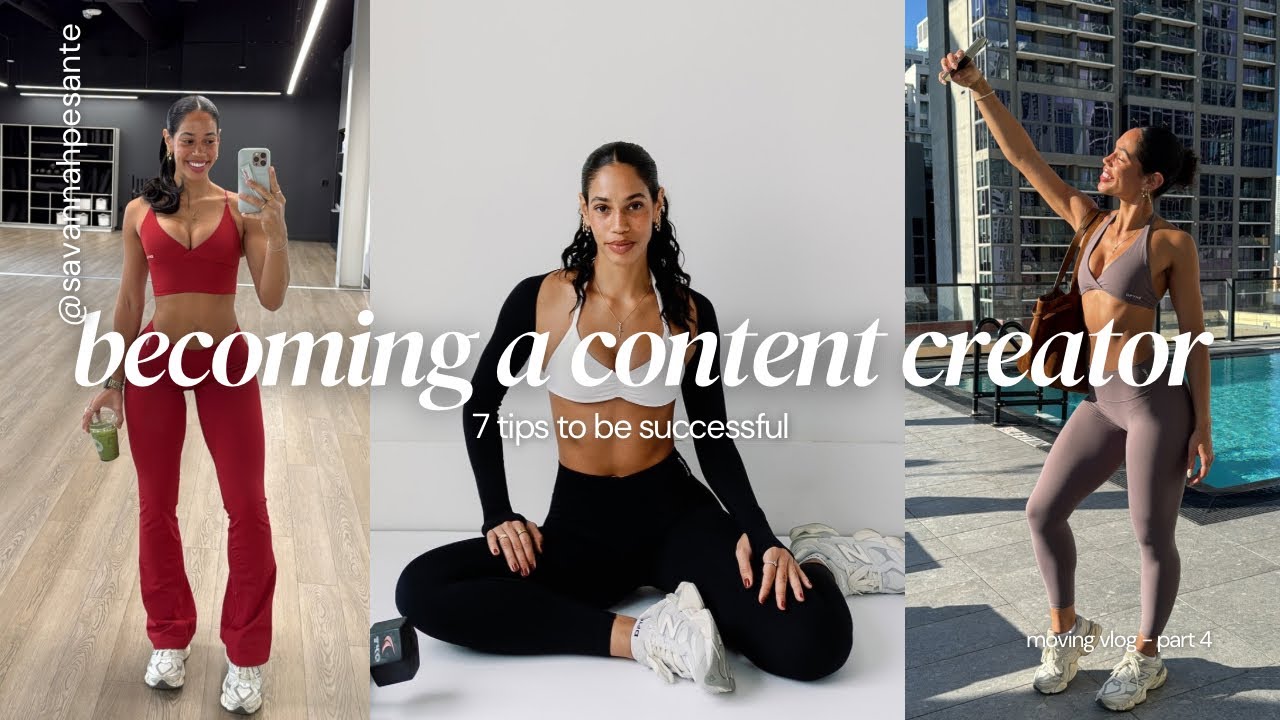how to become a full time content creator: 7 tips to be successful + how to grow your social media