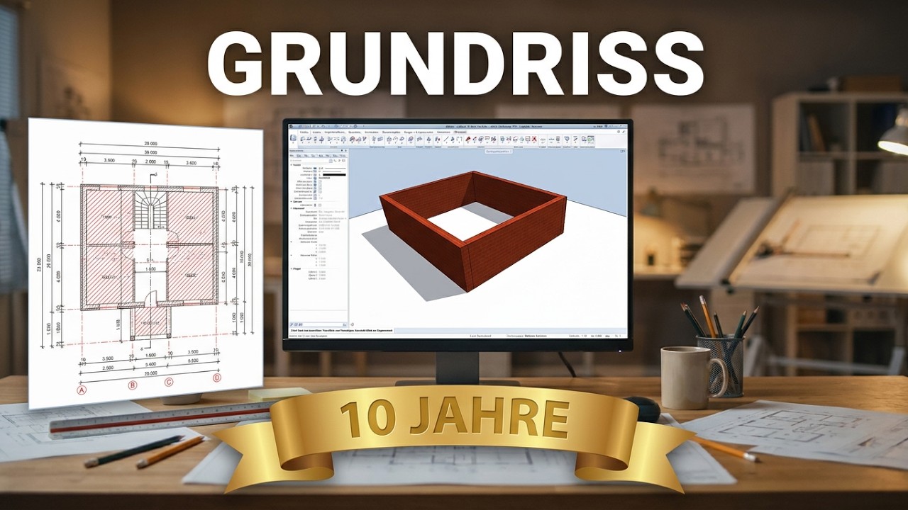 Grundriss in Allplan mit Bauteilen erstellen  - Reloaded