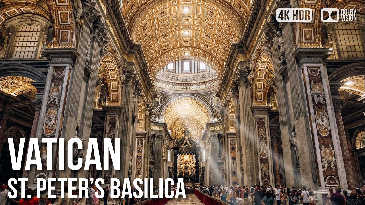 Saint Peter’s Square & Basilica, 🇻🇦 Vatican City [4K HDR] Walking Tour