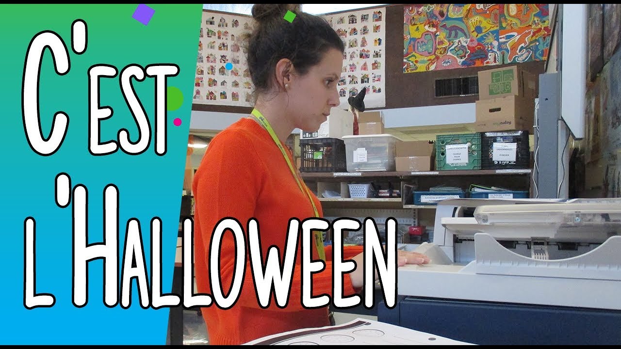 C'est l'Halloween à l'école | Weekly vlog #6