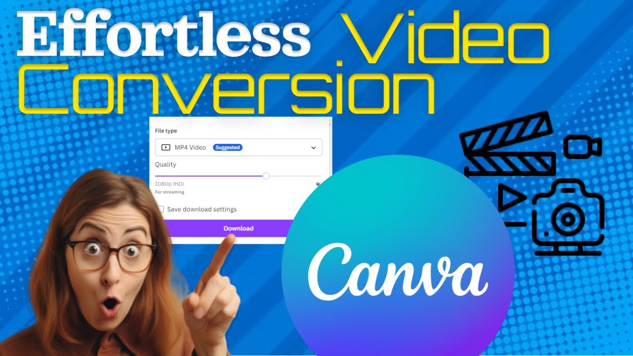 Convert VIDEOS to mp4 with CANVA: a quick guide