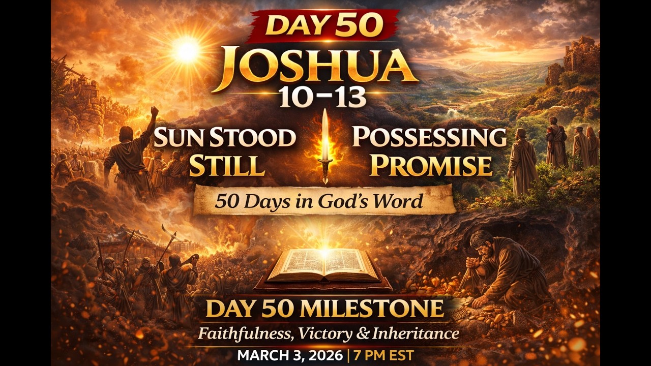 When the Sun Stood Still | 50 Days in the Word & The Fight for Promise (Joshua 10–13)