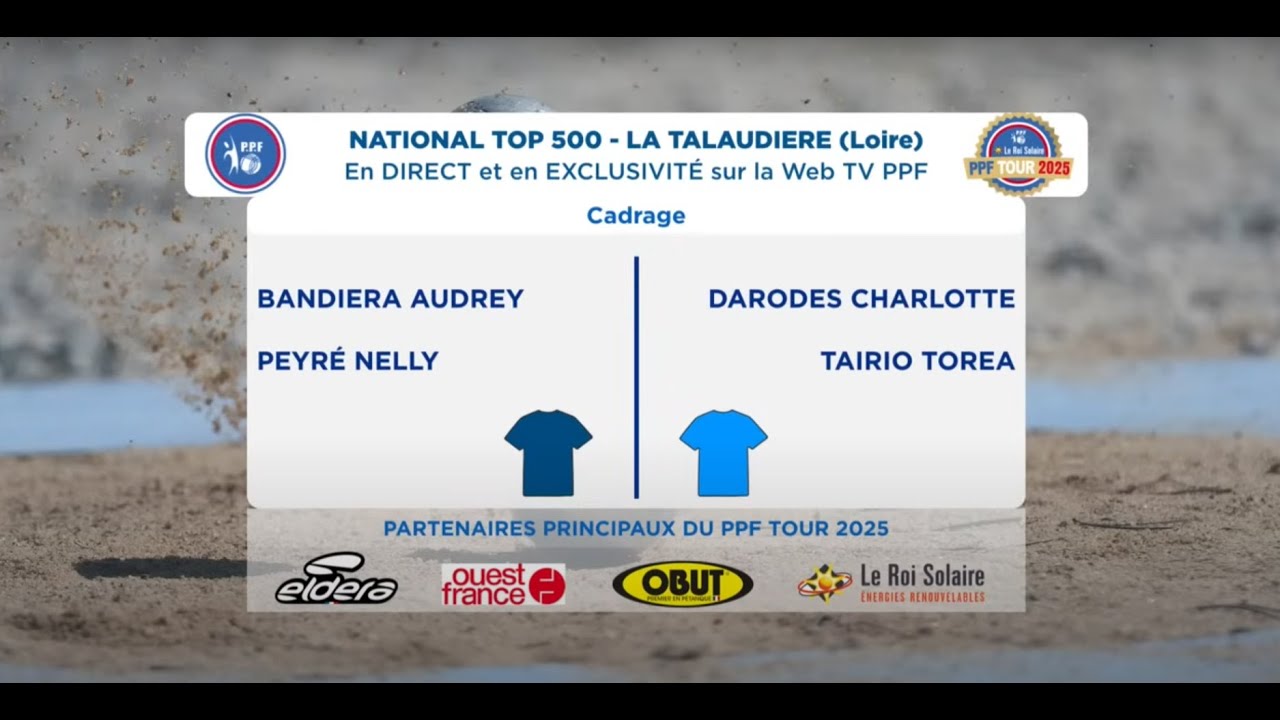 PPF TOUR 2025 National TOP 500 LA TALAUDIERE - Cadrage - FRANCE (BANDIERA) / FRANCE (DARODES).