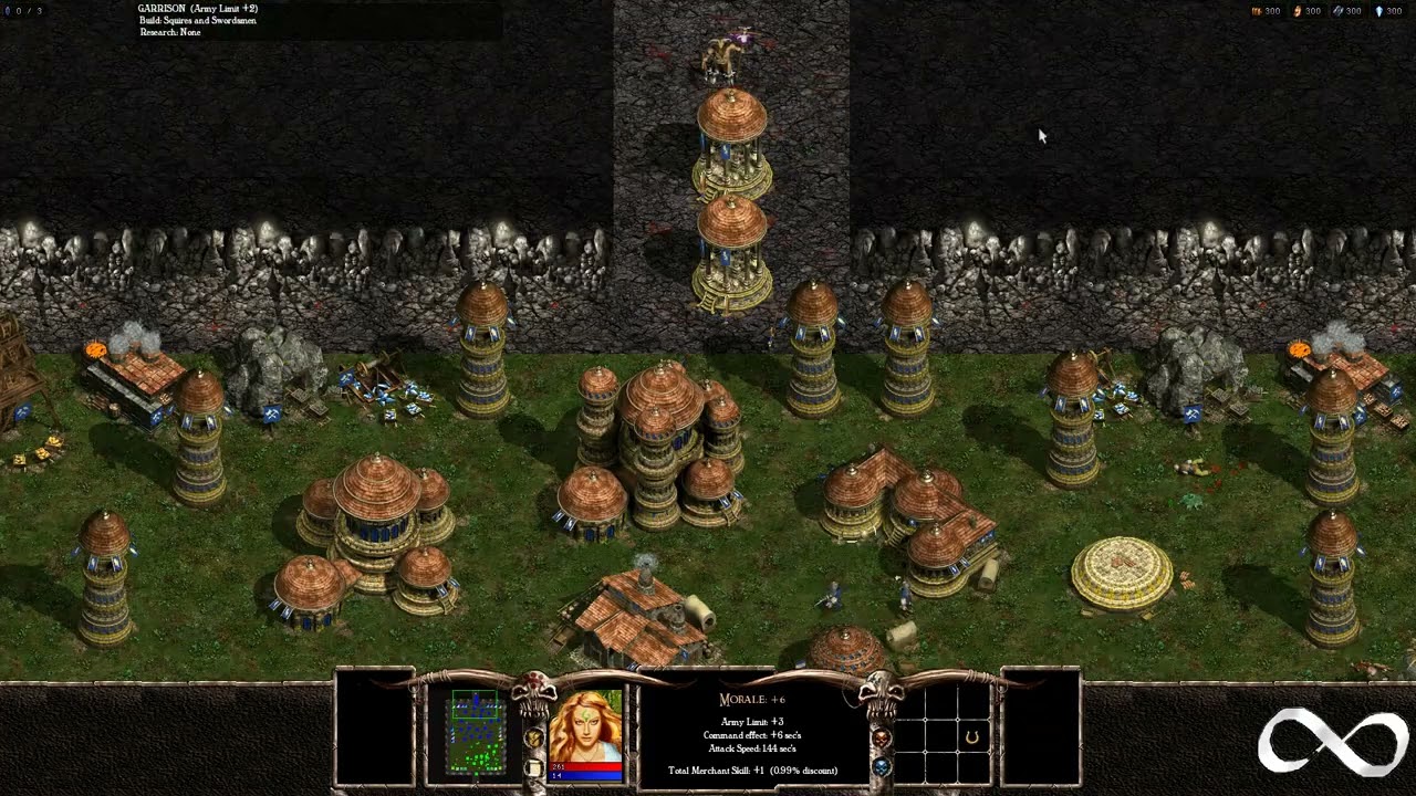 Warlords Battlecry III, AI Battle, Knight vs Plaguelord