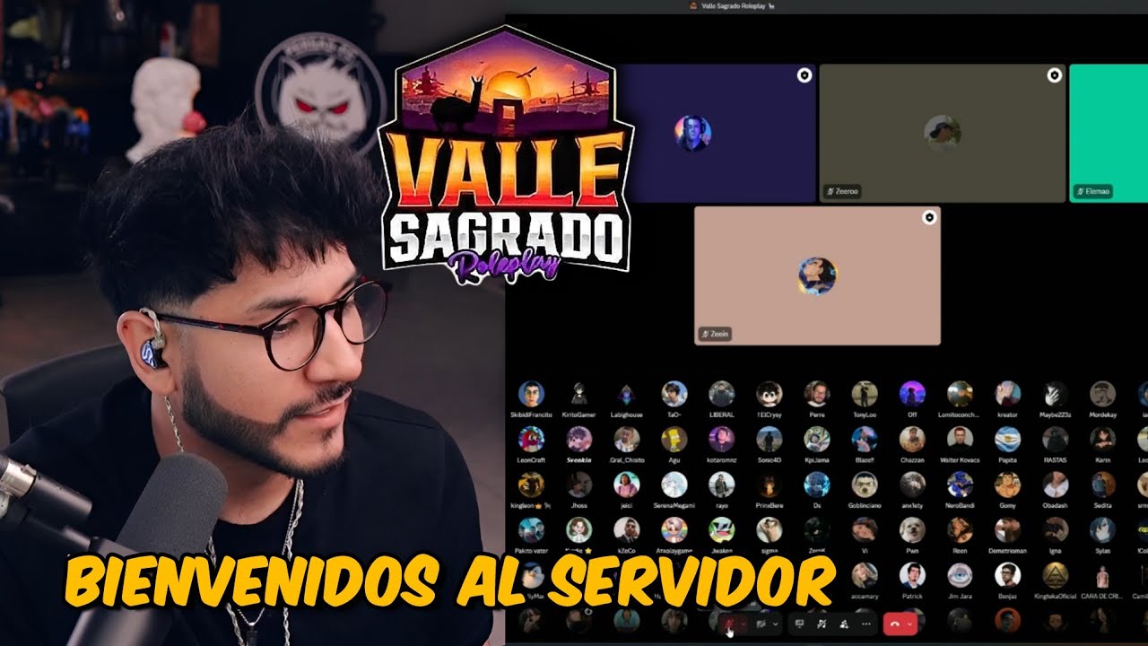 ZEIN entra a la LLAMADA de DISCORD para dar LA BIENVENIDA al SERVIDOR de GTA + LAS REGLAS 