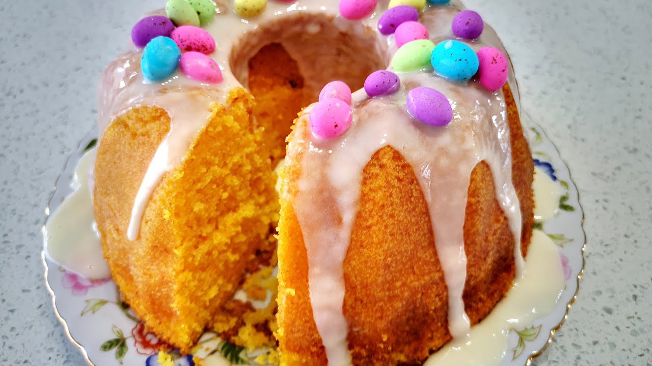 Light and fluffy Orange Cake. #orangecake #cake