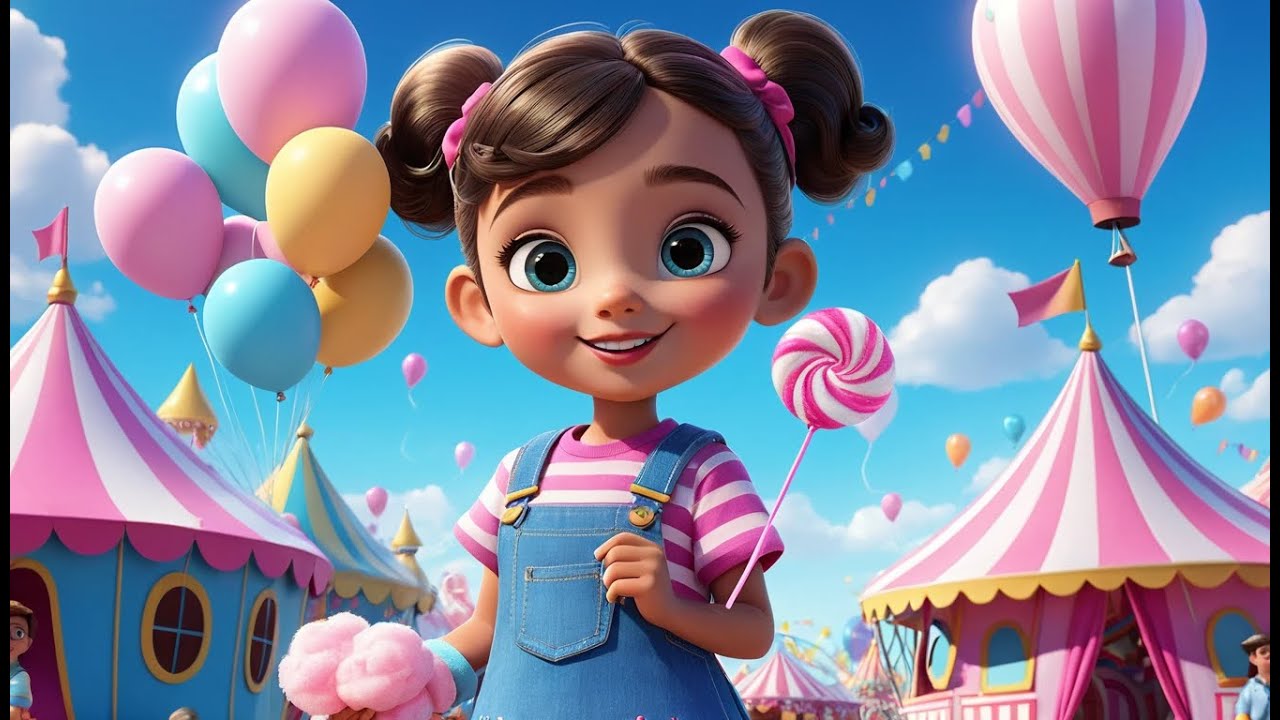 Cotton Candy, Sweet and Light Delight | Fun Sweet Treat Song for Kids | Toddler Dessert Rhyme