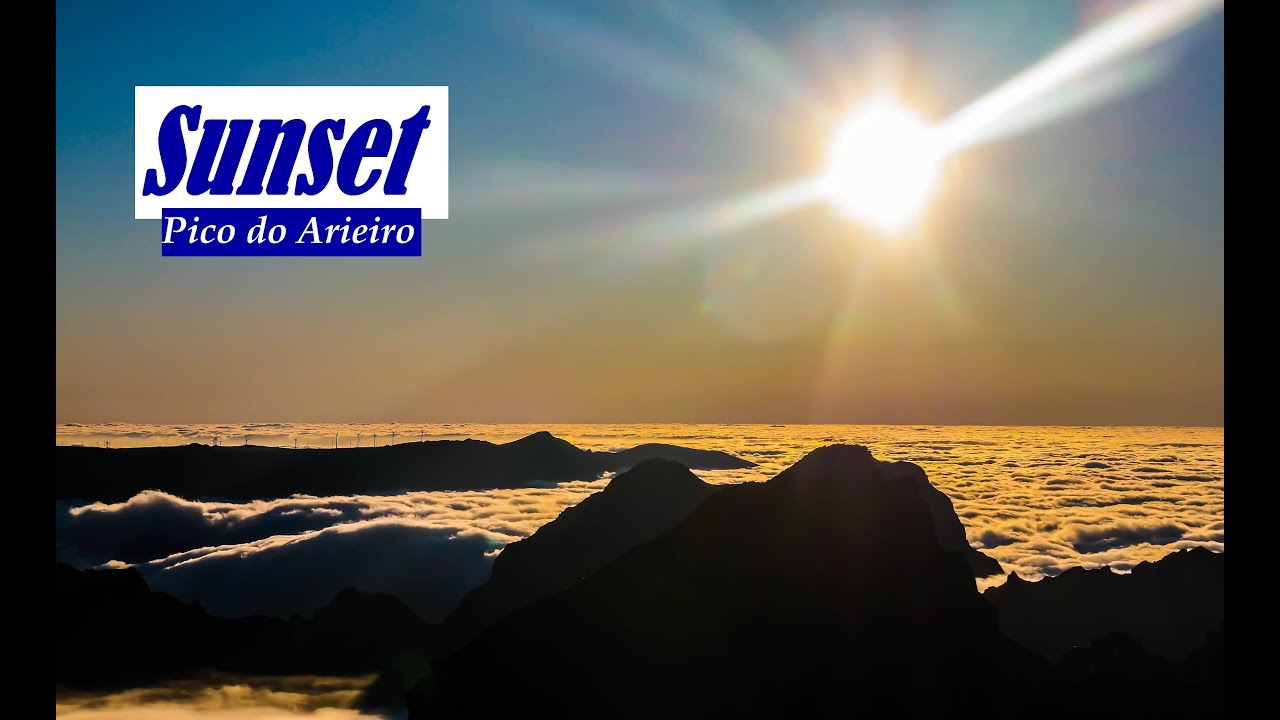 Perfect Sunset above the Clouds | Pico do Arieiro | Madeira