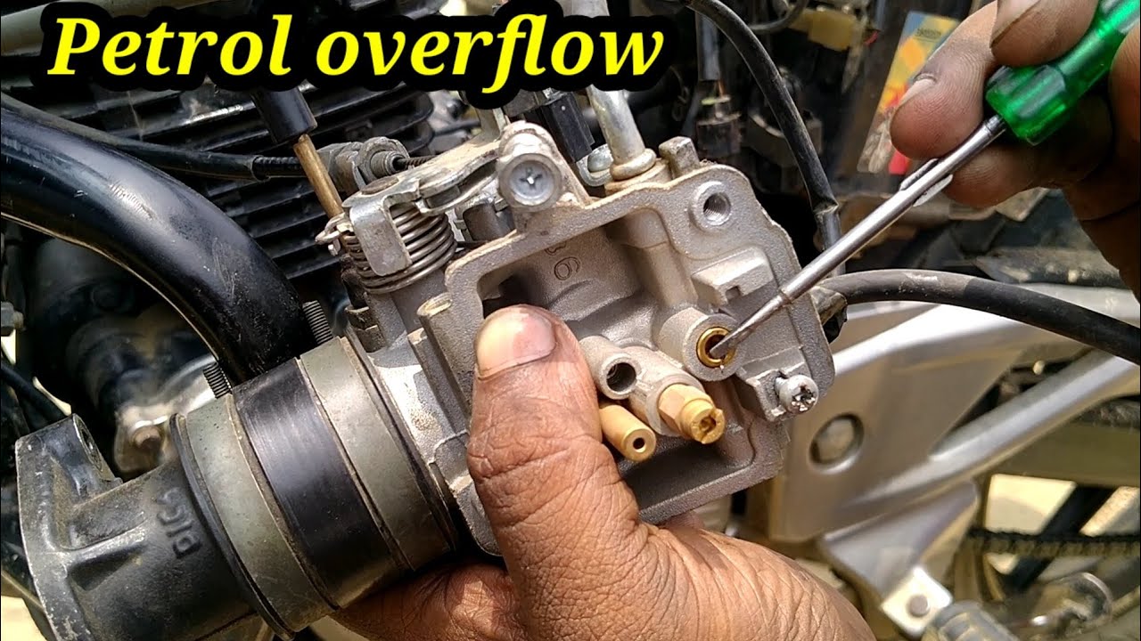 Pulsar bike carburettor overflow problem solving ओवर फ्लो को कैसे रोकें #QA
