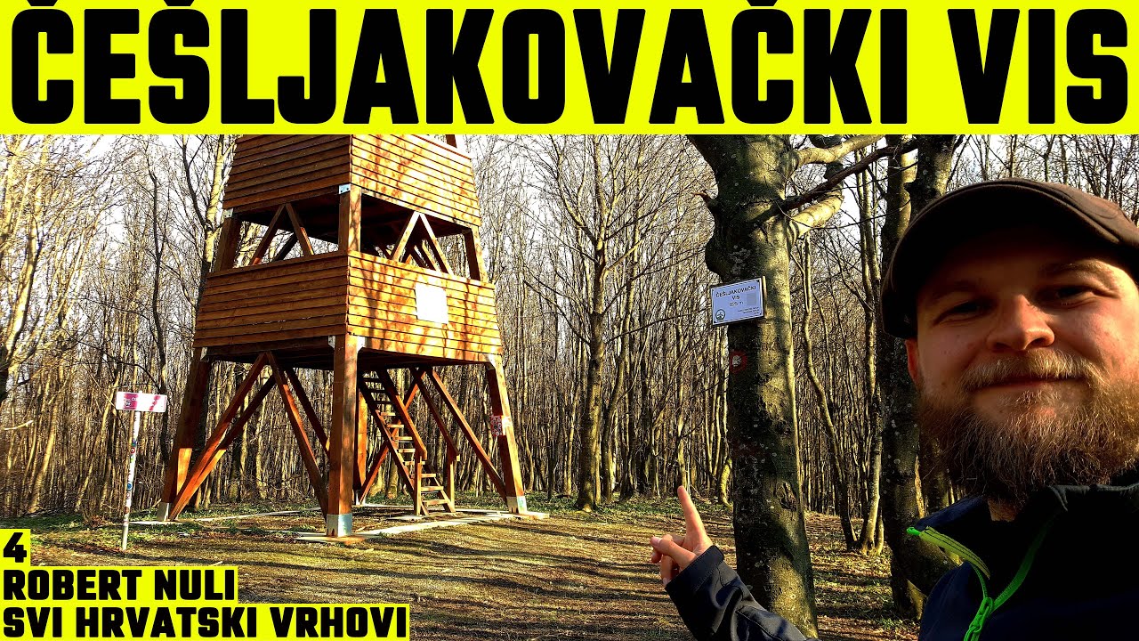 Če&scaron;ljakovački vis, Papuk, 825m - planinarenje [4. VRH iz serijala SVI HRVATSKI VRHOVI] 4K