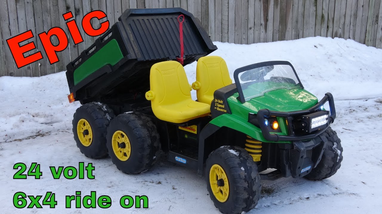 24 volt John Deere gator XUV 6x4 Restoration and Lighting upgrades