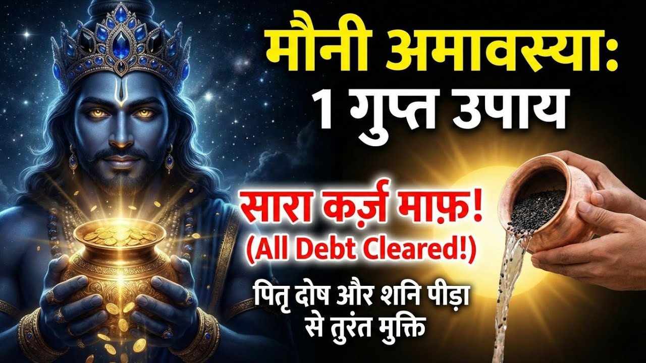 Mauni Amavasya 2026: बस 1 मुट्ठी काले तिल? पितृ दोष और शनि साढ़े साती से मुक्ति!