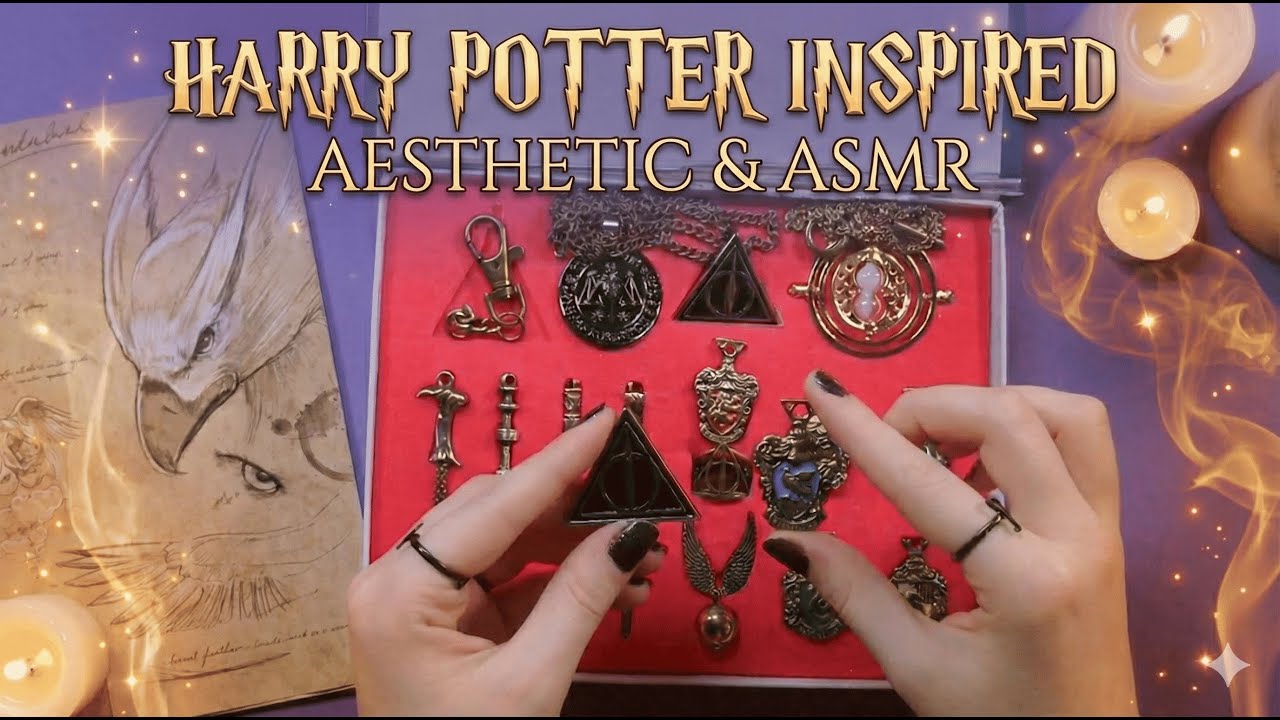 Harry Potter Inspired Aesthetic & ASMR 🕯️ Relaxing Wizard Collection