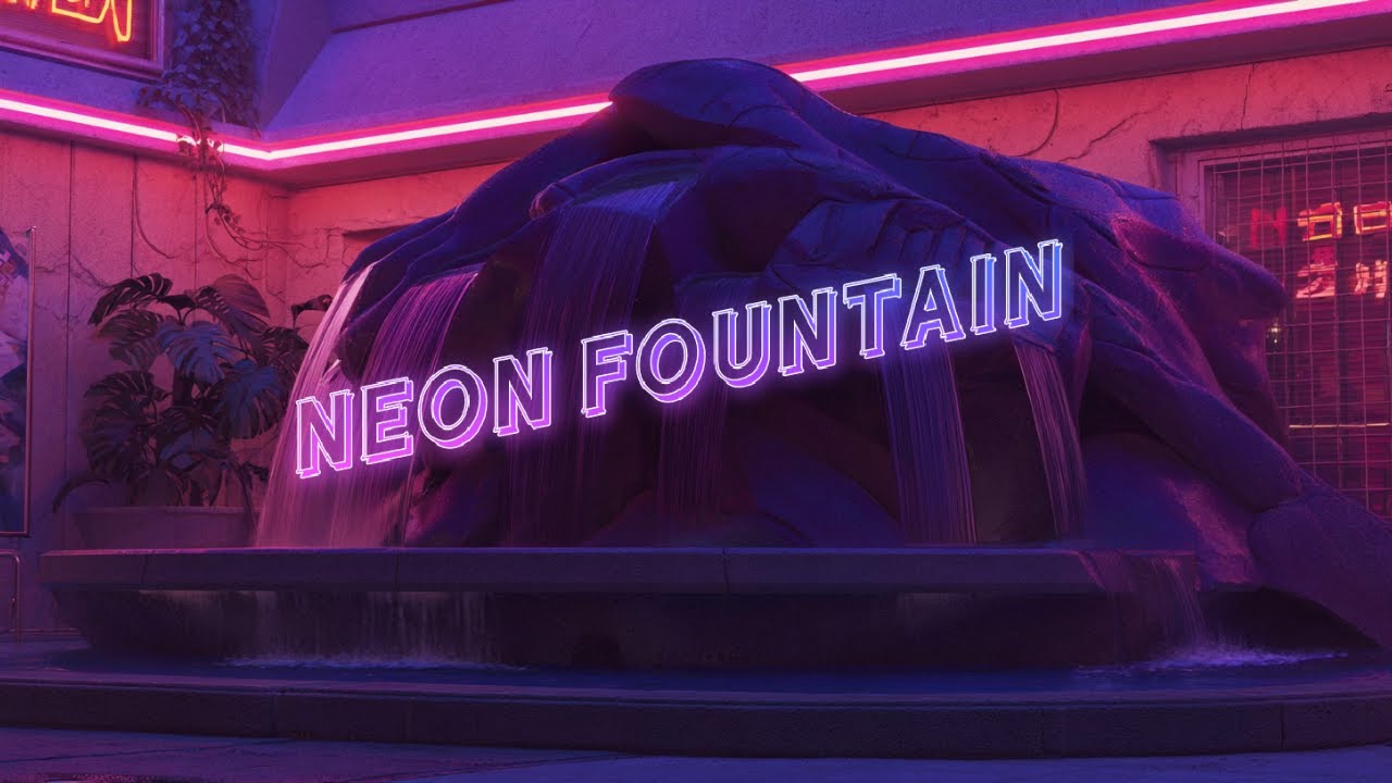 Neon Fountain - Ambient Music