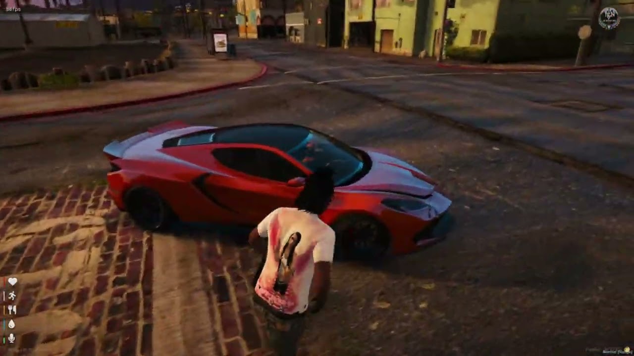 he ran but i headtapd him in gta5rp