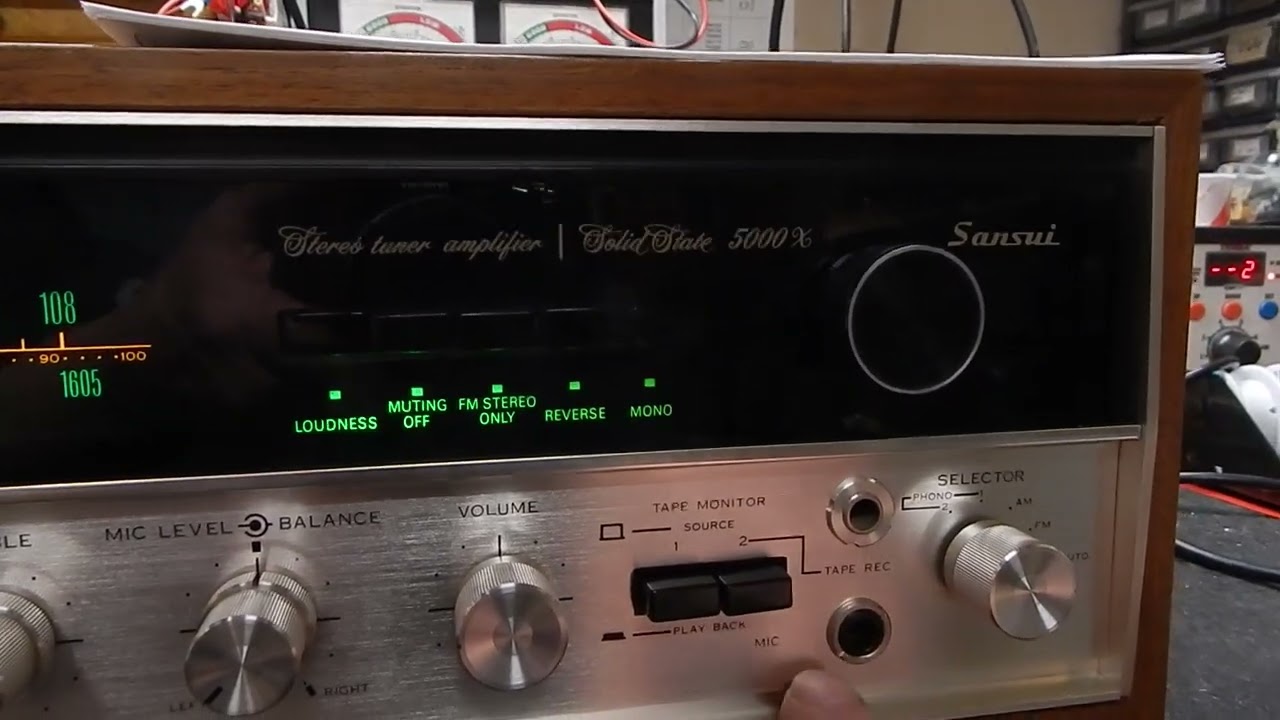 Sansui 5000X Stereo Receiver- Ebay Listing