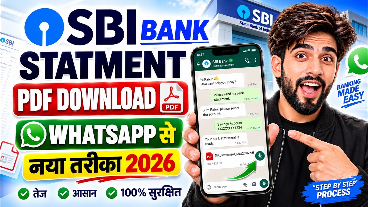 SBI bank statement kaise nikale | sbi bank statement pdf download | sbi account statement download