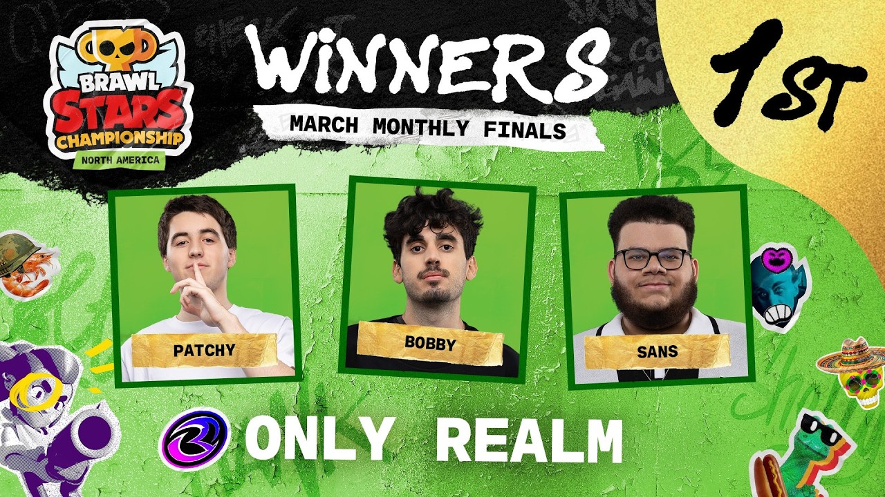 BRAWL STARS MONTHLY FINALS CHAMPIONS