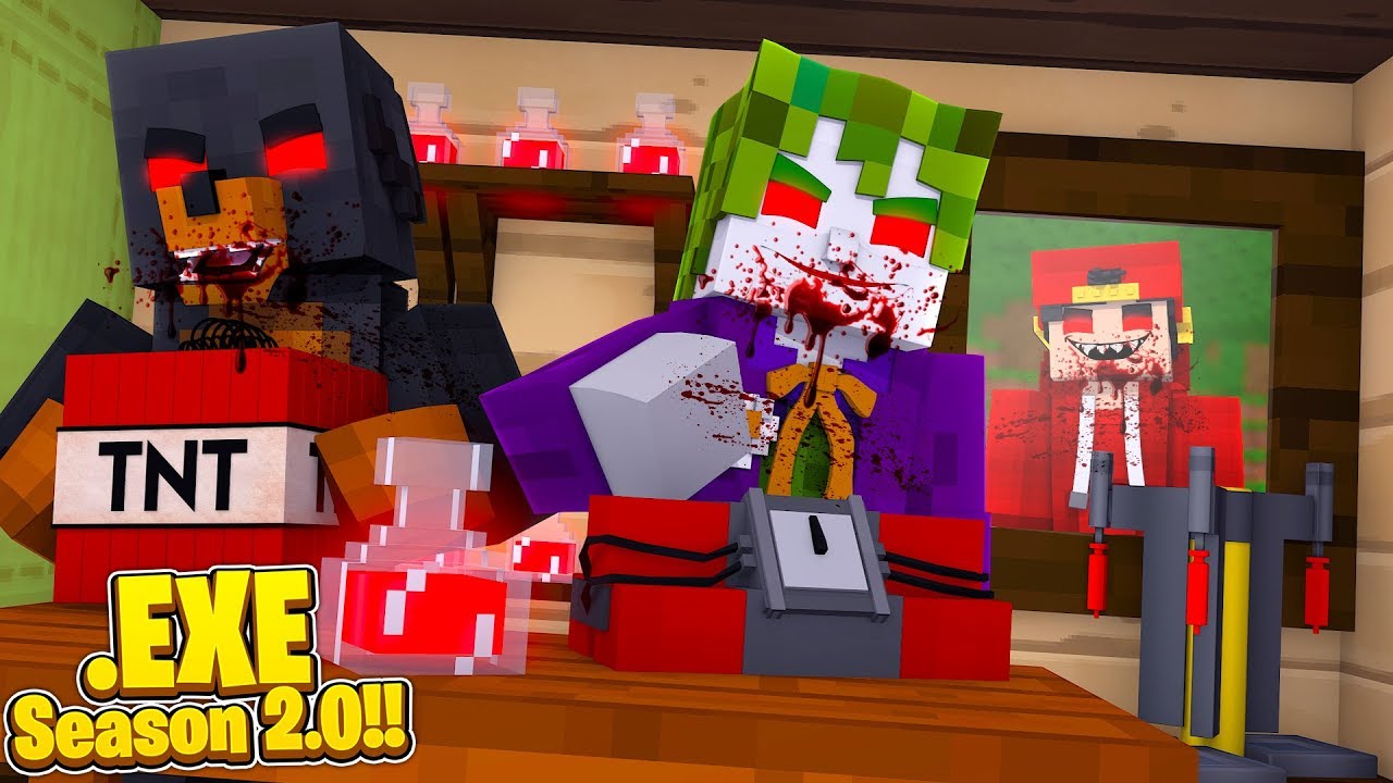 Minecraft .EXE 2.0 - DONUT .EXE & THE JOKER .EXE HAVE TURNED ON ROPO .EXE?!!
