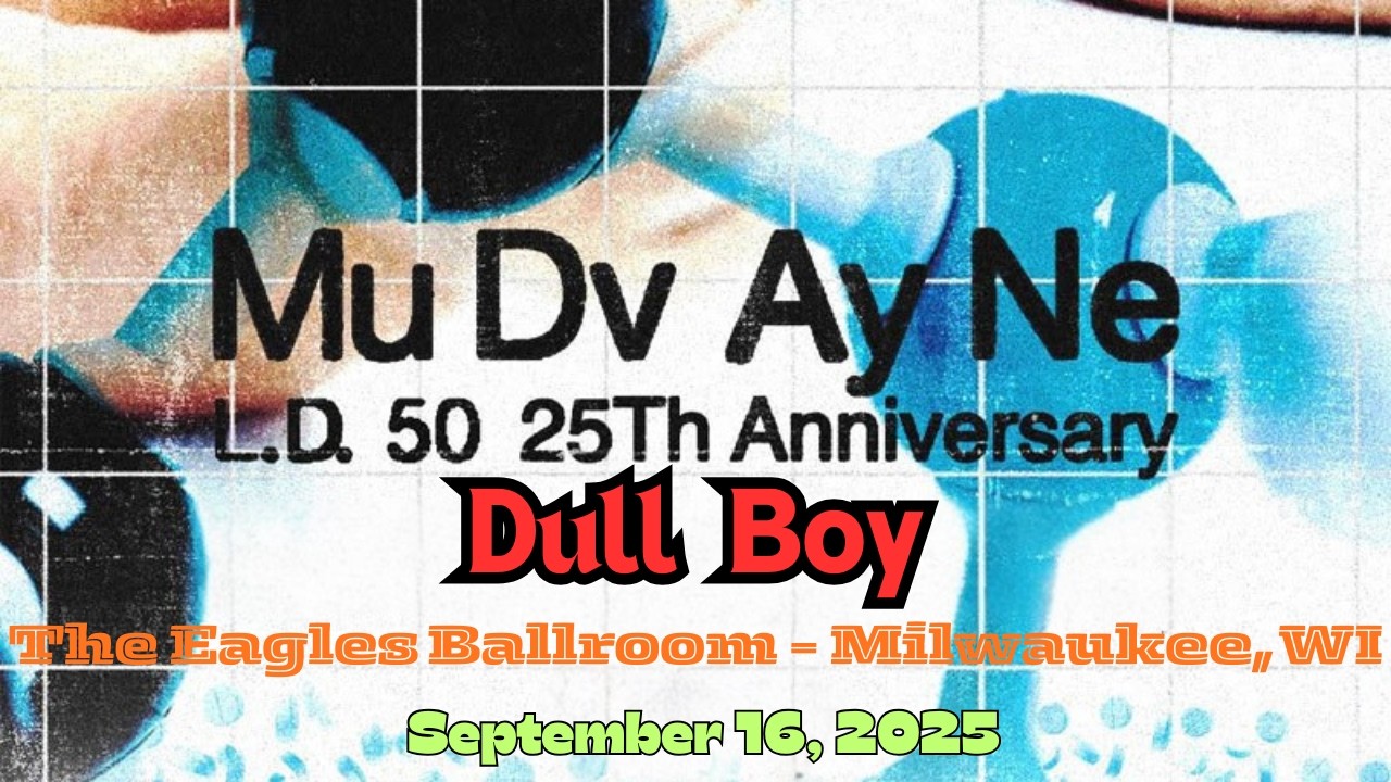 Mudvayne - Dull Boy - Eagles Ballroom, Milwaukee Wisconsin September 16th 2025