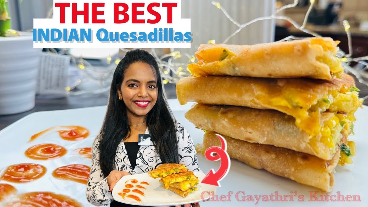 How to make Perfect Indian Style Paneer Quesadilla #quesadillas #tamilrecipes
