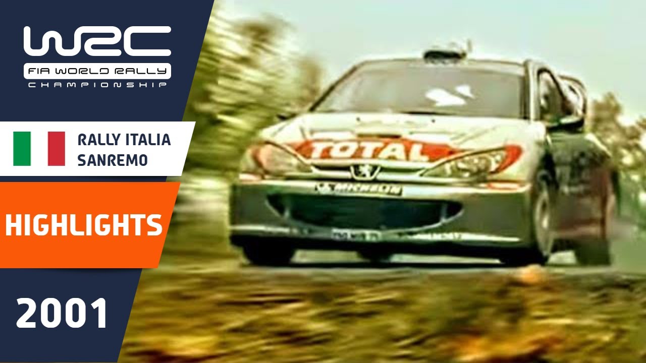 Rally Italia Sanremo 2001: WRC Highlights / Review / Results