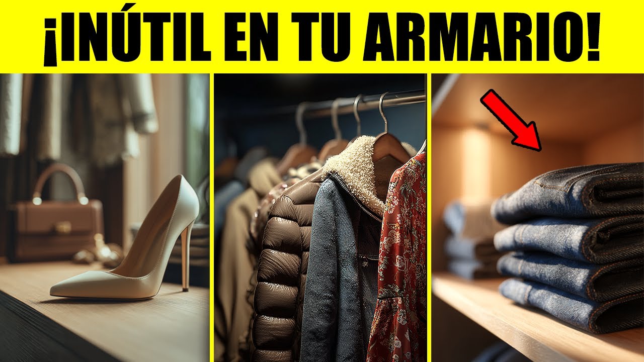 20 COSAS INÚTILES que tienes en tu ROPERO! (¡tira esto HOY!) - Minimalismo