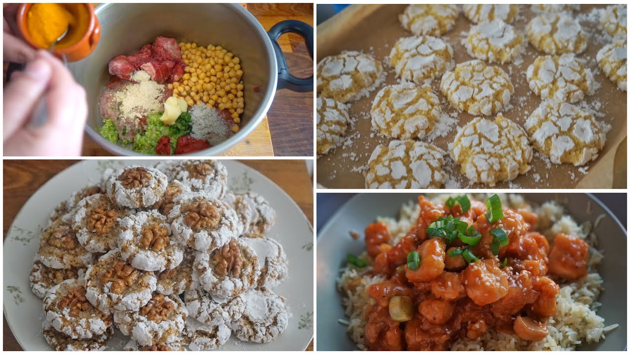 حلويات عيد الفطر معلكة الكوك و معلكة الكركاع فطورنا دجاج صيني الحريرة و المسمن ولابد