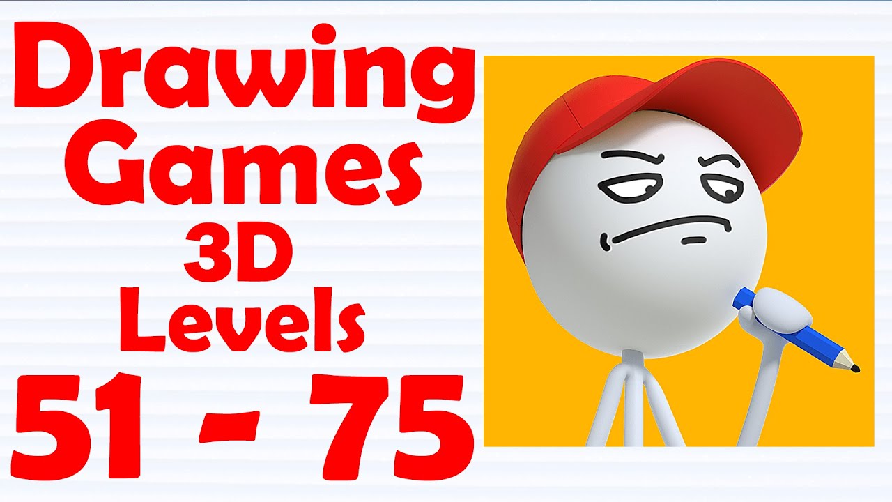 Drawing Games 3D Level 51-75 Gameplay Solution
