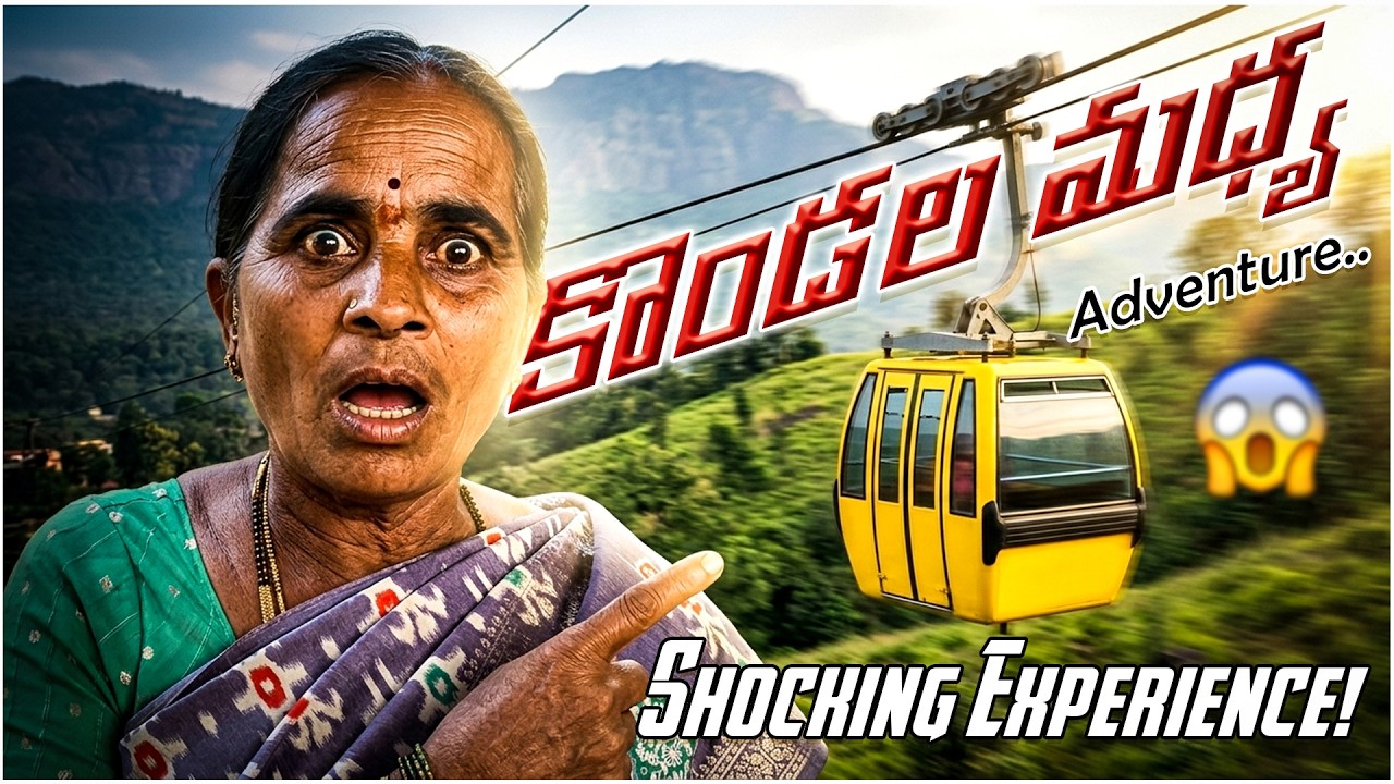 కొండల మధ్య Adventure  | Shocking  experience  | Ropway experience