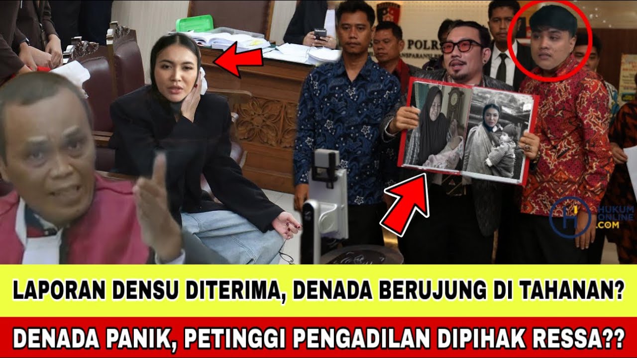 KURANG 1X24 JAM LAPORAN DENSU DITERIMA, DENADA PUCET, PENGADILAN TETAPKAN DENADA TERBUKTI BERSALAH??