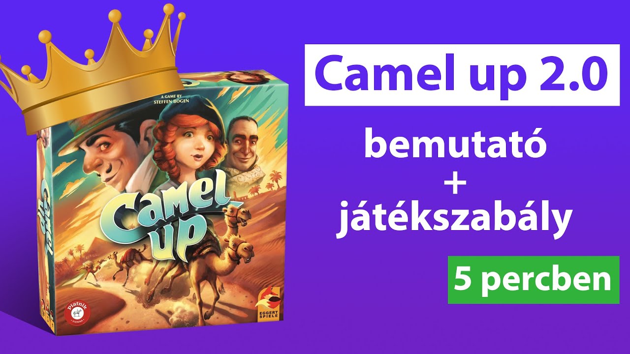 Társasjáték ajánló - Camel up 2.0