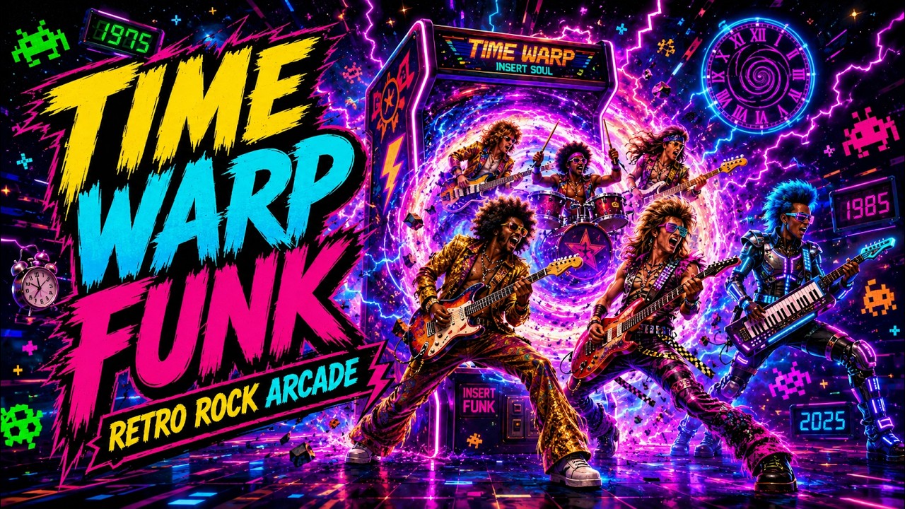 Retro Game Soundtrack Vibes | Funk Rock Instrumentals with Slap Bass