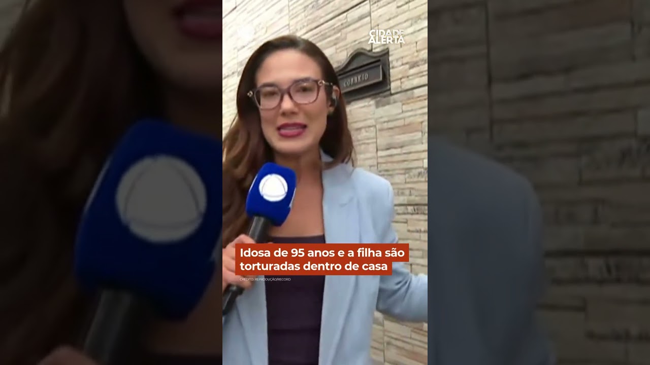 Idosa de 95 anos e a filha s&atilde;o torturadas dentro de casa #Shorts #CidadeAlerta
