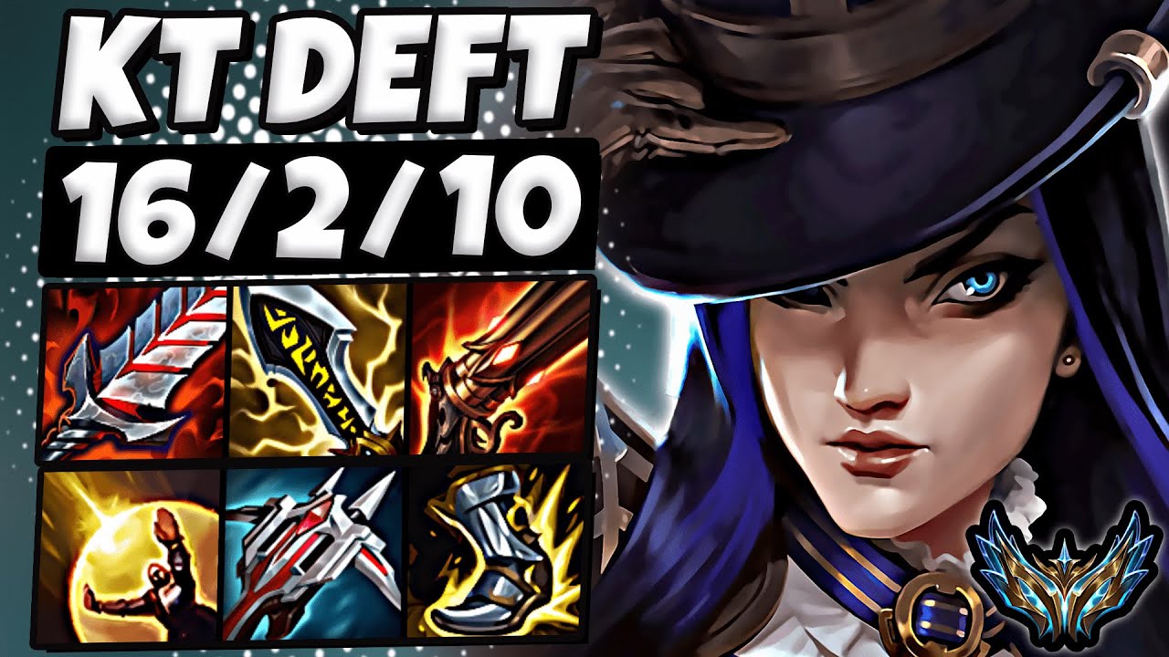 Caitlyn vs Ezreal ADC [ KT Deft ] Korea Challenger Patch 14.12 ✅